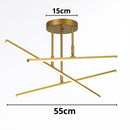 Lustre Luminária de Teto Sputnik Prisma Dourado