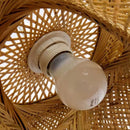 Lustre Pendente Artesanal Rattan Bambu