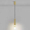 Lustre Pendente Cilindric em LED Pendente - 0005 YuDome Dourado Quente 