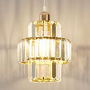 Lustre Pendente de Luxo Cristallo em Crystal K9 Conceito Dourado 
