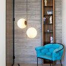 Lustre Pendente Axis Esferas em Led