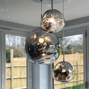 Kit 03 Peças Lustre Pendente Luxuoso Lava Macaron Nórdico