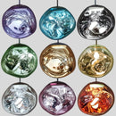 Kit 03 Peças Lustre Pendente Luxuoso Lava Macaron Nórdico