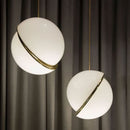Lustre Pendente Luxuoso Moon Light em Led