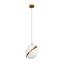 Lustre Pendente Luxuoso Moon Light em Led