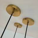 Lustre Pendente Luxuoso Retrô Glass Gray