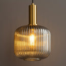 Lustre Pendente Luxuoso Retrô Glass Gray