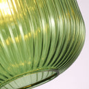 Lustre Pendente Luxuoso Retrô Glass Green