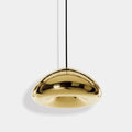 Lustre Pendente Luxuoso Void Luminous em Led 18cm Conceito Dourado 