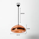 Lustre Pendente Luxuoso Void Luminous em Led 30cm