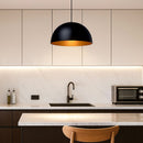 Lustre Pendente Meia Lua para Balcão Cozinha 40cm