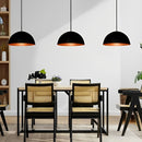 Lustre Pendente Meia Lua para Balcão Cozinha 40cm