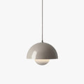 Lustre Pendente Retrô Lux Colors para Cozinha Balcão Sala de Estar Pendente - 0002 YuDome Cinza 