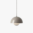 Lustre Pendente Retrô Lux Colors para Cozinha Balcão Sala de Estar Pendente - 0002 YuDome Cinza 