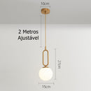 Lustre Pendente Sirius em Led para Sala Quarto