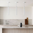 Lustre Pendente Tubo Cilindrico Lux (03 Unidades)