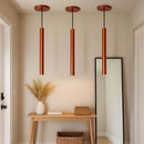 Lustre Pendente Tubo Cilindrico Lux (03 Unidades)