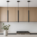 Lustre Pendente Tubo Cilindrico Lux (03 Unidades)