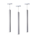 Lustre Pendente Tubo Cilindrico Lux (03 Unidades) Pendente - 0034 YuDome Branco 