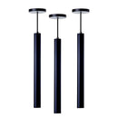 Lustre Pendente Tubo Cilindrico Lux (03 Unidades) Pendente - 0034 YuDome Preto 