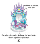 Camarim Penteadeira C/ Secador, Luz, Som, Espelho De Verdade