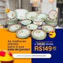 Aparelho de Jantar Porcelana
