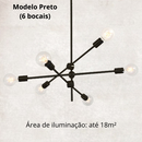 LUSTRE CANDELABRO MINIMALISTA