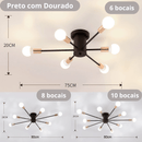 LUSTRE RETRÔ CANDELABRO