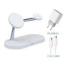 Carregador 3 em 1 - Magnético - para iPhone