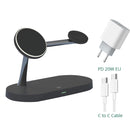 Carregador 3 em 1 - Magnético - para iPhone