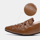 Sapatilha Bico Fino de Couro - Mademoiselle