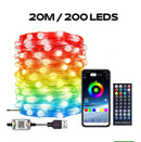 Pisca Pisca Natalino LED Smart Controlado Via Bluetooth Celular.