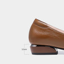 Sandália Camila Em Couro - Frete Grátis