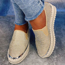 Sapato Feminino Confortável de Luxo SLIP ON + Colar de Brinde