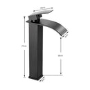 Torneira Monocomando Cascata Slim 27cm - Aço inoxidável e Água Quente e Fria