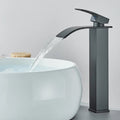 Torneira Monocomando Cascata Slim 27cm - Aço inoxidável e Água Quente e Fria TorneiraLavabo - 0020 Conceito Preta 