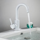 Torneira Monocomando Curvel - Quente e Fria com Giro de 360° Lavabo - 0002 Conceito Branca 