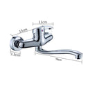 Torneira Premium de Parede Soya Flex Cromada 360°