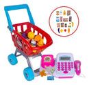 Caixa Registradora Infantil Carrinho De Compras E Acessórios